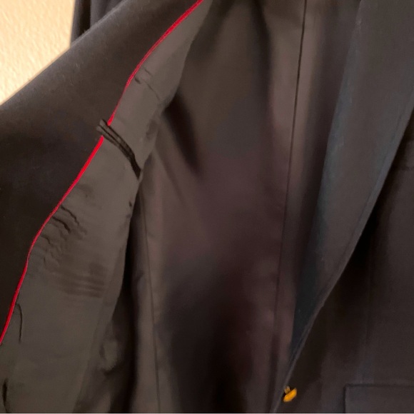 Vintage Evan Picone Women’s Wool Blazer Jacket - Navy Blue - Picture 6 of 6